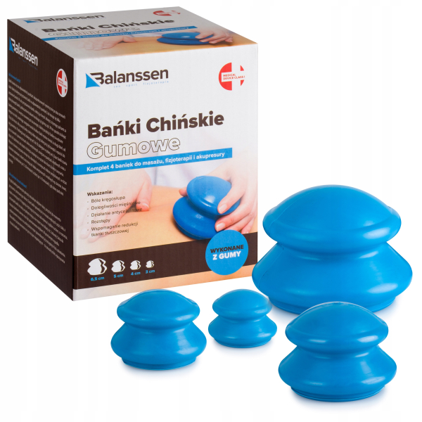 Zestaw 4 gumowych baniek chińskich Balanssen 5904358520423